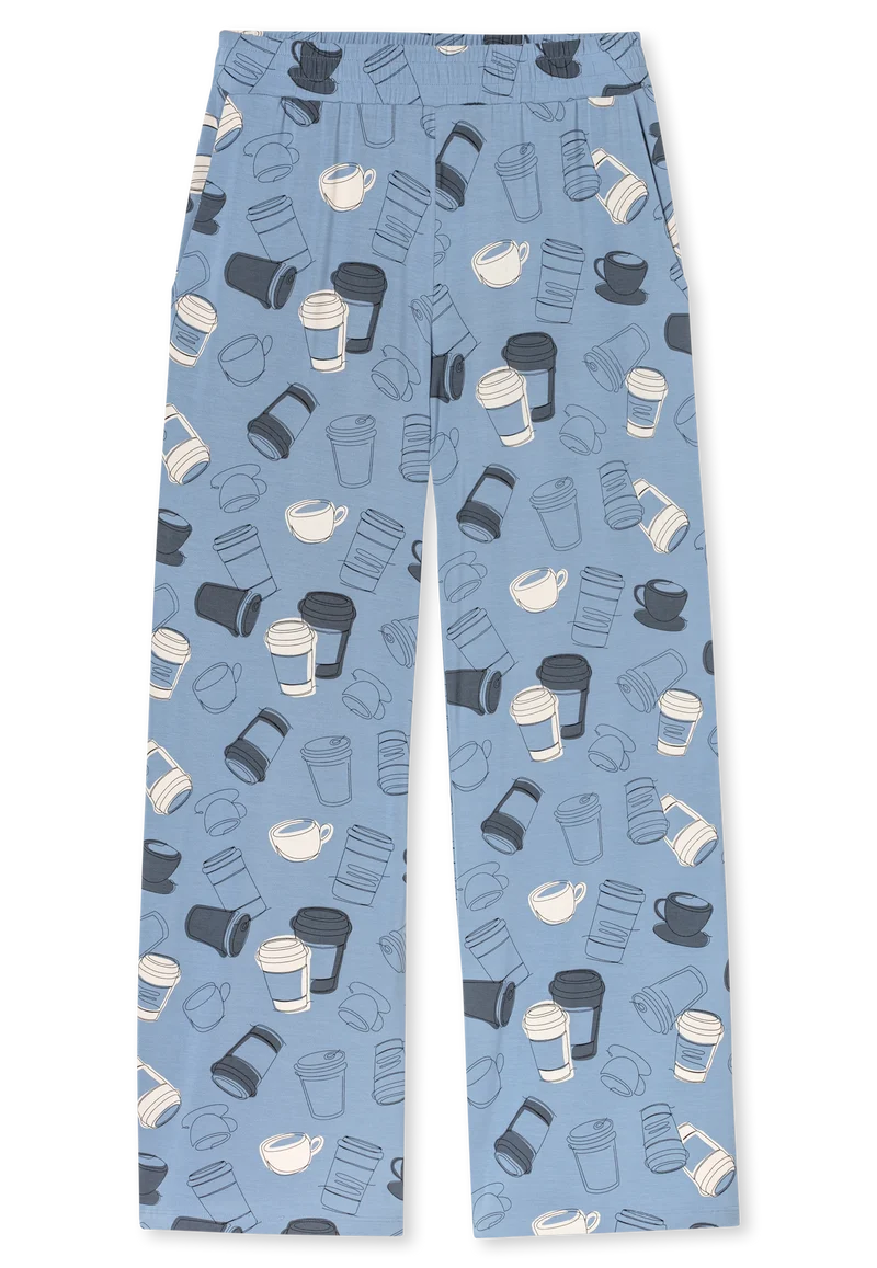 Schlafanzug Blau gemustert - Casual Fashion