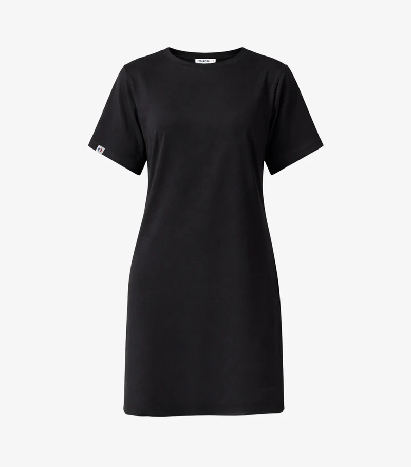 Robe Courte Femme Noir - Ela