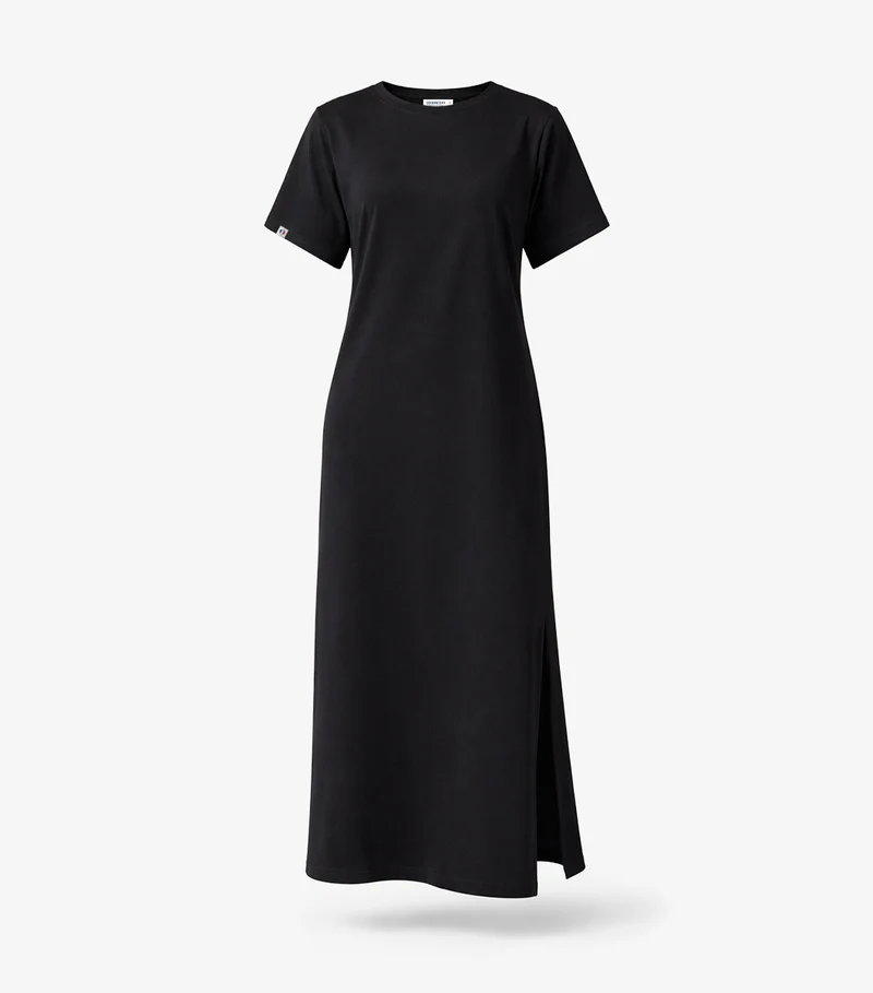 Robe Longue Femme Noir - Ela