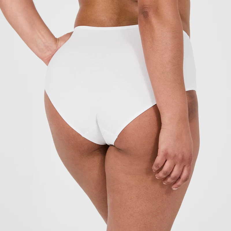 Culotte taille haute one size blanc Just one cotton