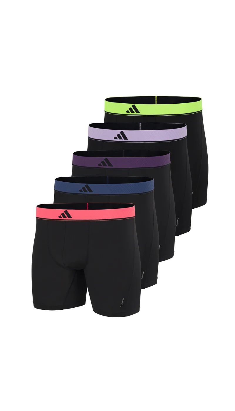 Enge Boxershorts 5er-Pack Schwarz - ADIDAS
