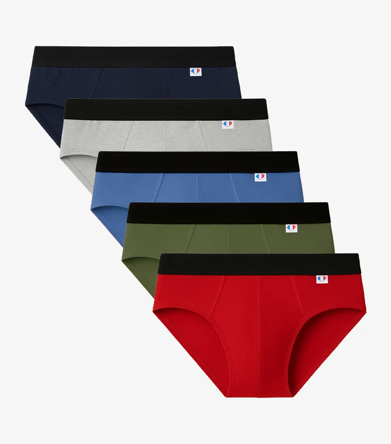 Slip Homme x5 - Pack Intemporel