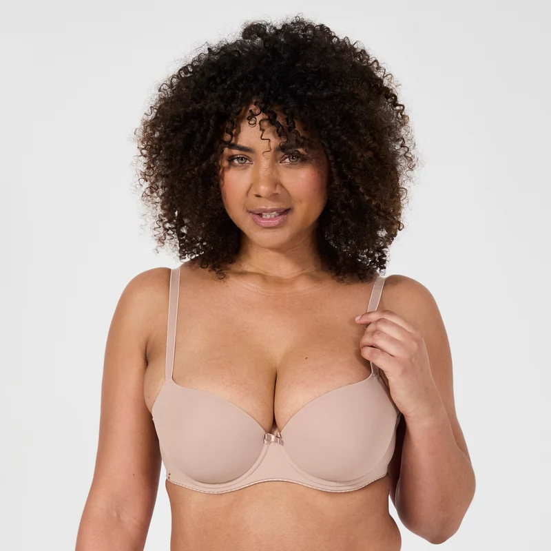 Soutien-gorge coques avec armatures nude foncé Just daily