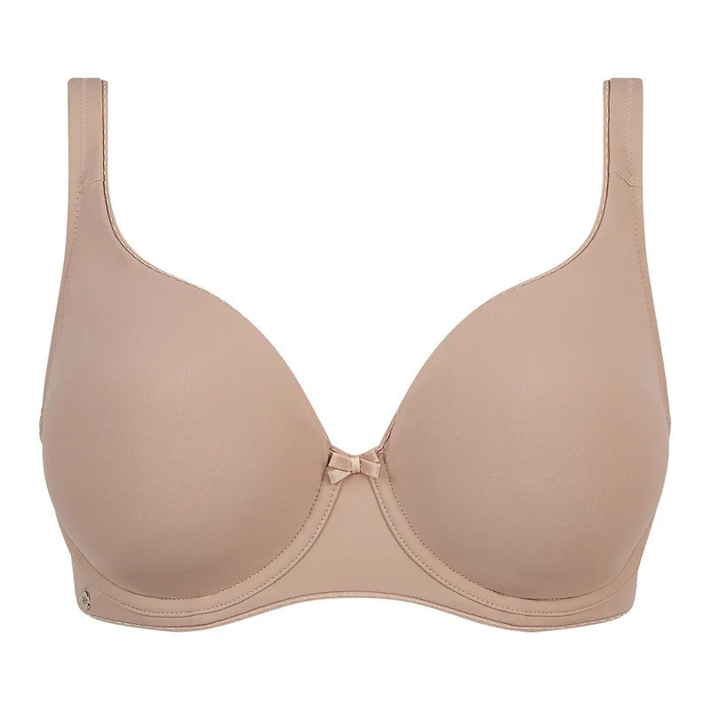 Soutien-gorge moulé emboîtant nude foncé Just daily