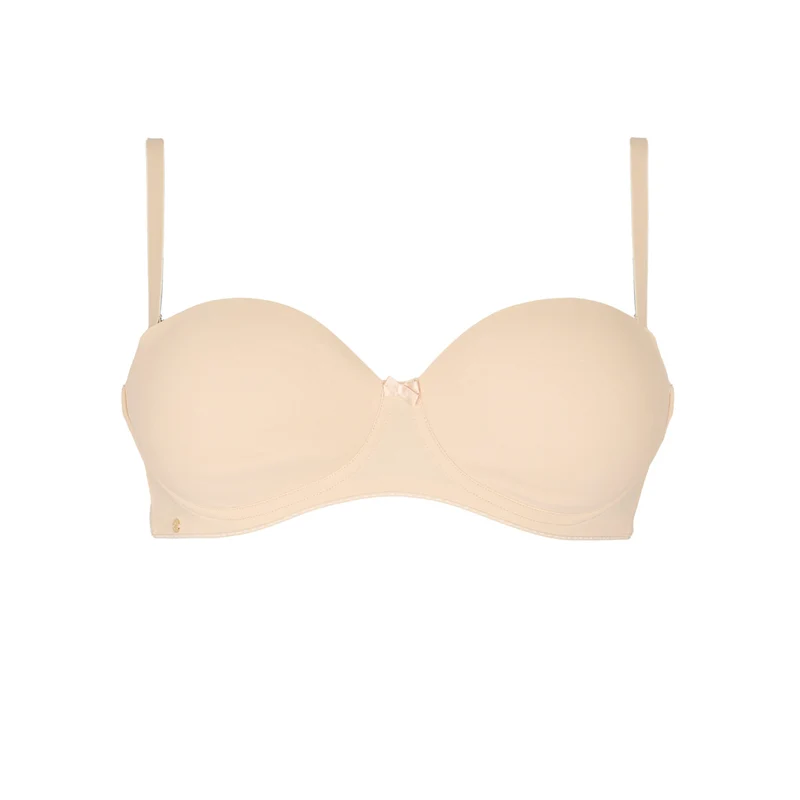 Soutien-gorge bandeau avec armatures nude Just daily