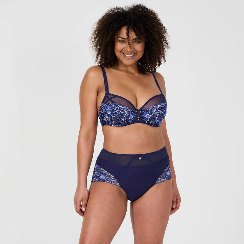 Culotte bleu Lathy