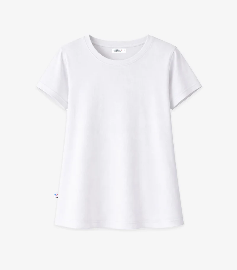 T-shirt Pyjama Femme Blanc - Intemporel