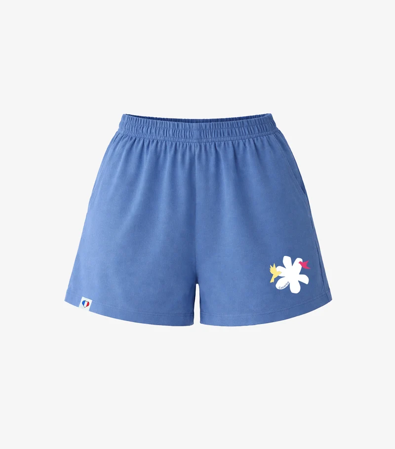 Short Pyjama Femme Bleu Riviera - Colibri
