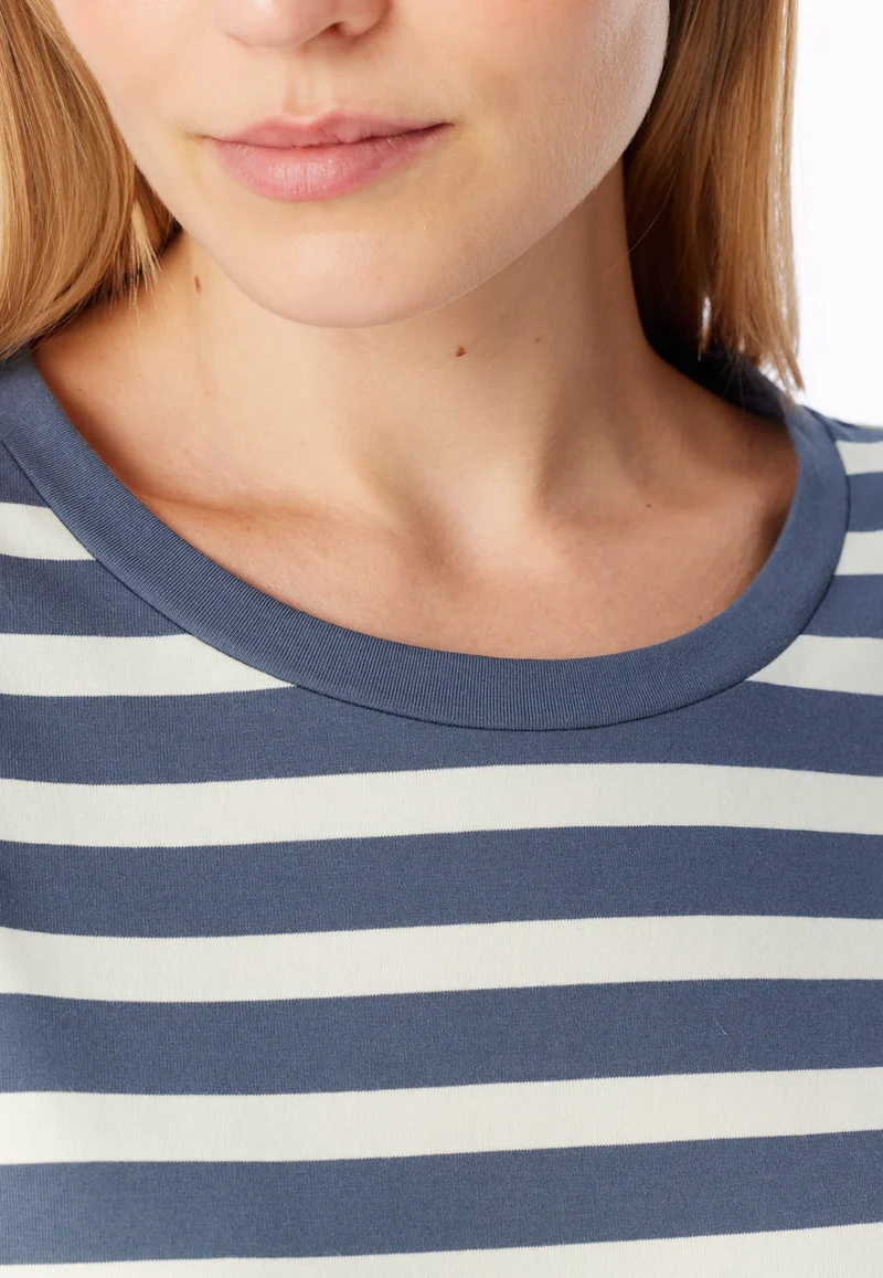 Schlafanzug Dunkelblau/Weiss gestreift - Casual Nightwear