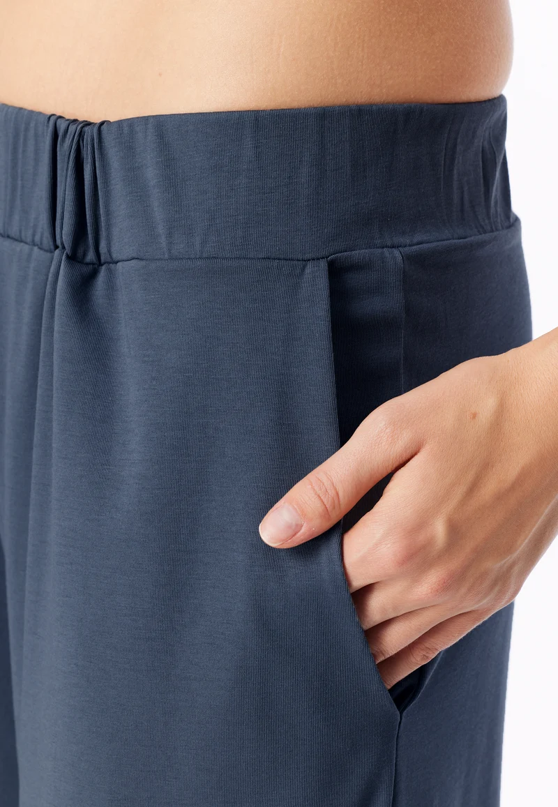 Schlafanzug Dunkelblau/Weiss gestreift - Casual Nightwear