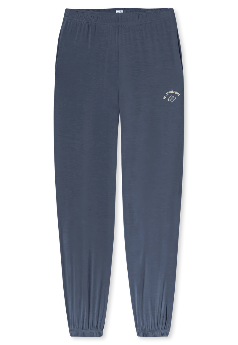 Lounge Set mit Bündchen Dunkelblau - Casual Fashion