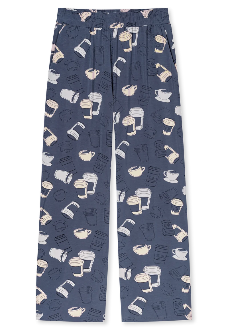 Schlafanzug Dunkelblau gemustert - Casual Fashion