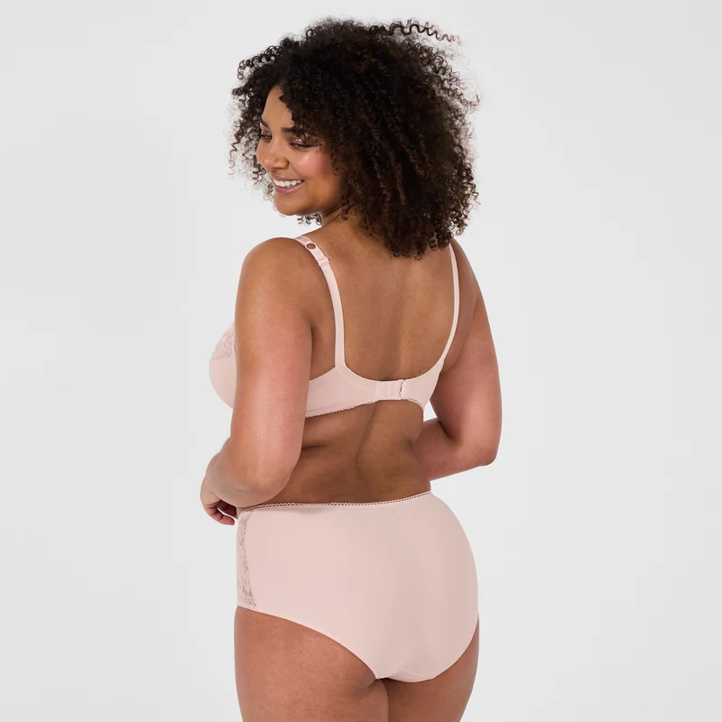 Soutien-gorge emboîtant rose poudré Luccia must