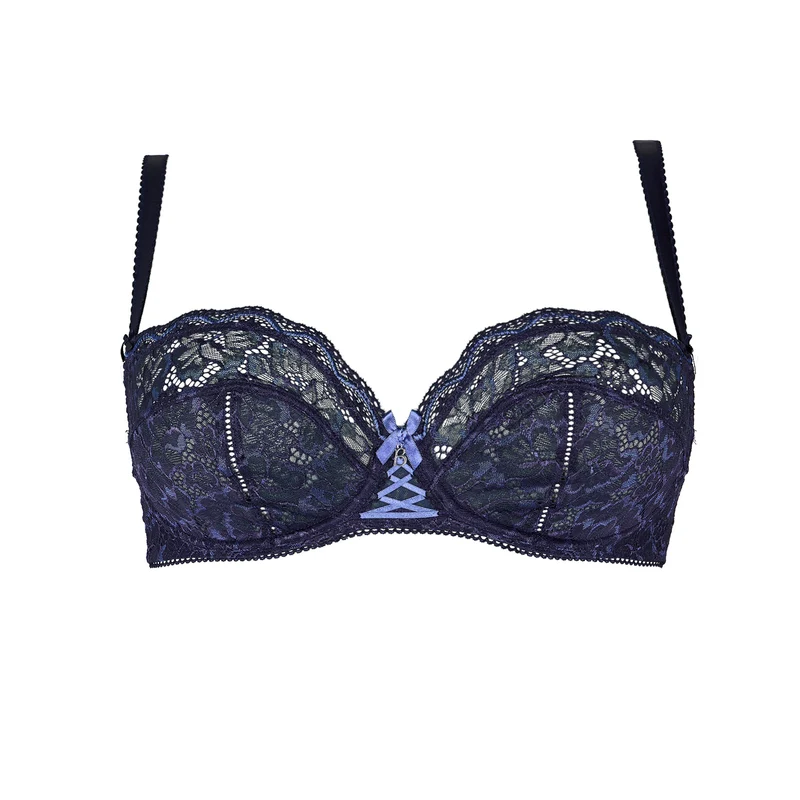 Soutien-gorge emboîtant bleu Luccia